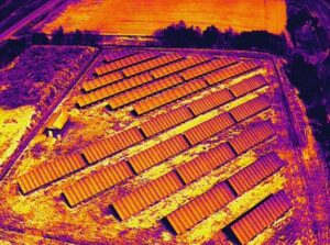 Diagnostika fotovoltaické elektrárny dronem