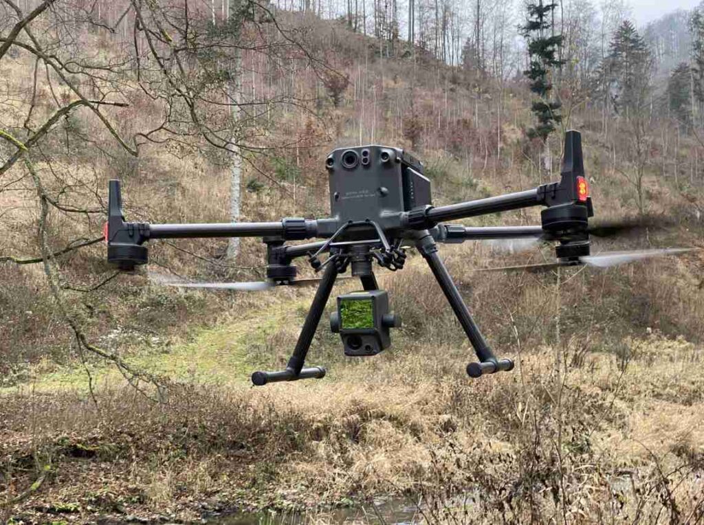 3D skener DJI L1 na dronu DJI M300 RTK